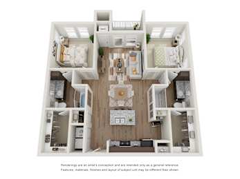 2 bed 2 bath at Enclave on Ross Apartments, Del Valle, Texas