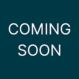 A dark blue background with the words "COMING SOON" in white text.