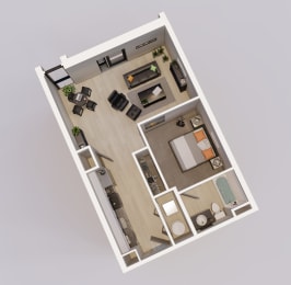 Unit J floor plan