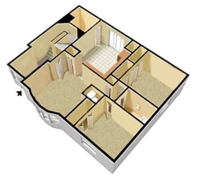 Maple Terrace 3D floorplan