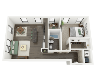 3D Floorplan of the Ripley