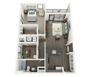3D Floorplan of the Archer