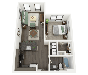 3D Floorplan of the Cairo
