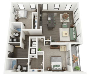 3D Floorplan of the Hightower