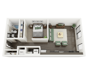 3D Floorplan of the Cornell