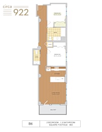  Floor Plan B6
