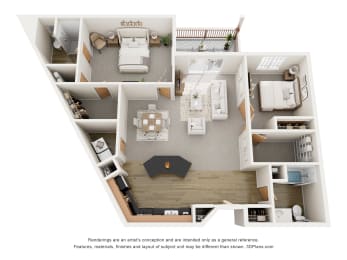  Floor Plan Redwood