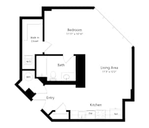 an illustration of a floor plan of a house
