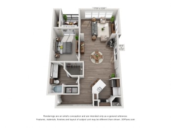 Floor Plan  bedroom floor plan  the residences at sawmill estates apartments in