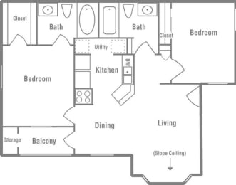  Floor Plan B2 Premium Renovated