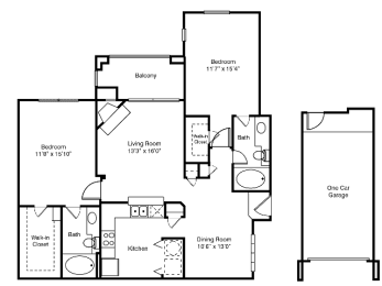 white lines on a black background with space for text