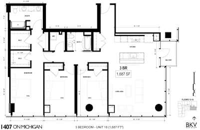a floor plan of a house with furniture on it