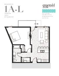 floor plan of the first level of the apartment