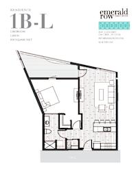 floor plan of the 11 l condo