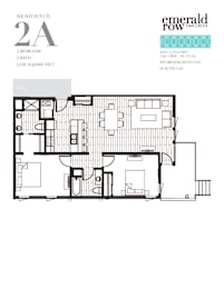 the floor plan of the condo