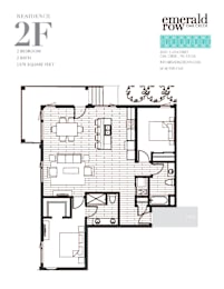 the floor plan of the condo