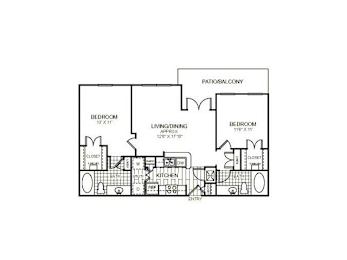 floor plan photo of the point at ashburn apartments va