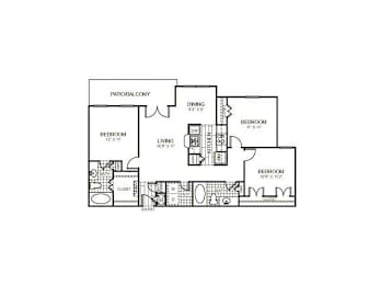 floor plan photo of the point at ashburn apartments va