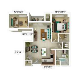 a collage of different pictures of a living room