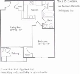 floor plan photo of the district