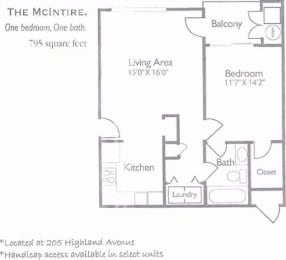 floor plan photo of the law building apartments