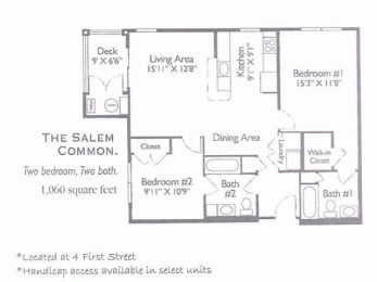 floor plan of the salem common