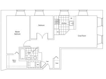 this is the floor plan of the apartment