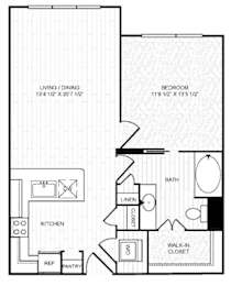 A black and white floor plan of a house with labeled rooms.