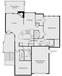 this is a diagram of a floor plan of a house