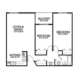  Floor Plan B1