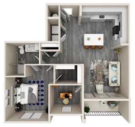 A modern bathroom with a walk-in shower and a toilet.
