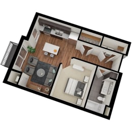  Floor Plan Amber - Alcove