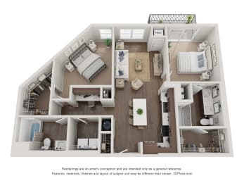 2 bedroom 2 bathroom