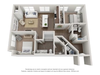 2 bedroom 2 bathroom