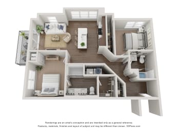 2 bedroom 2 bathroom