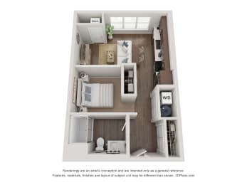 studio floorplan