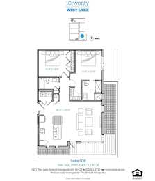  Floor Plan Unit 306 - Southeast View