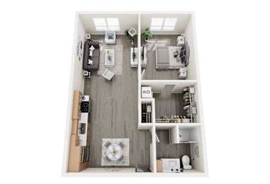 Floor Plan  Blake Floor Plan at Unite Apartments, North Dakota, 58103
