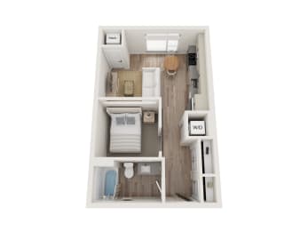 Floor Plan  Etta Floor Plan at Kesler Apartments in Downtown Fargo, Fargo, North Dakota 58102