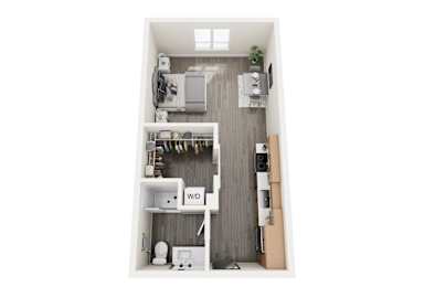 Floor Plan  Mark Floor Plan at Unite Apartments, North Dakota