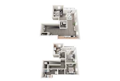 Floor Plan  Peter Floor Plan at Unite Apartments, Fargo, ND, 58103