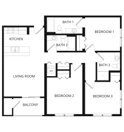  Floor Plan 3x3 M
