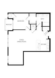  Floor Plan B11 1x1