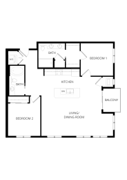  Floor Plan C1 2x2