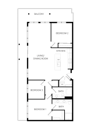  Floor Plan C11 2x2 Den