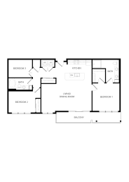  Floor Plan C14 2x2 Den