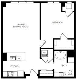  Floor Plan B12 1x1
