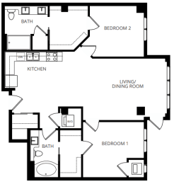  Floor Plan C3 2x2