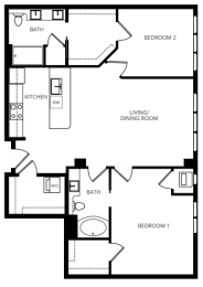  Floor Plan C9 2x2