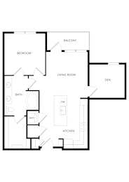 an illustration of a floor plan of a house